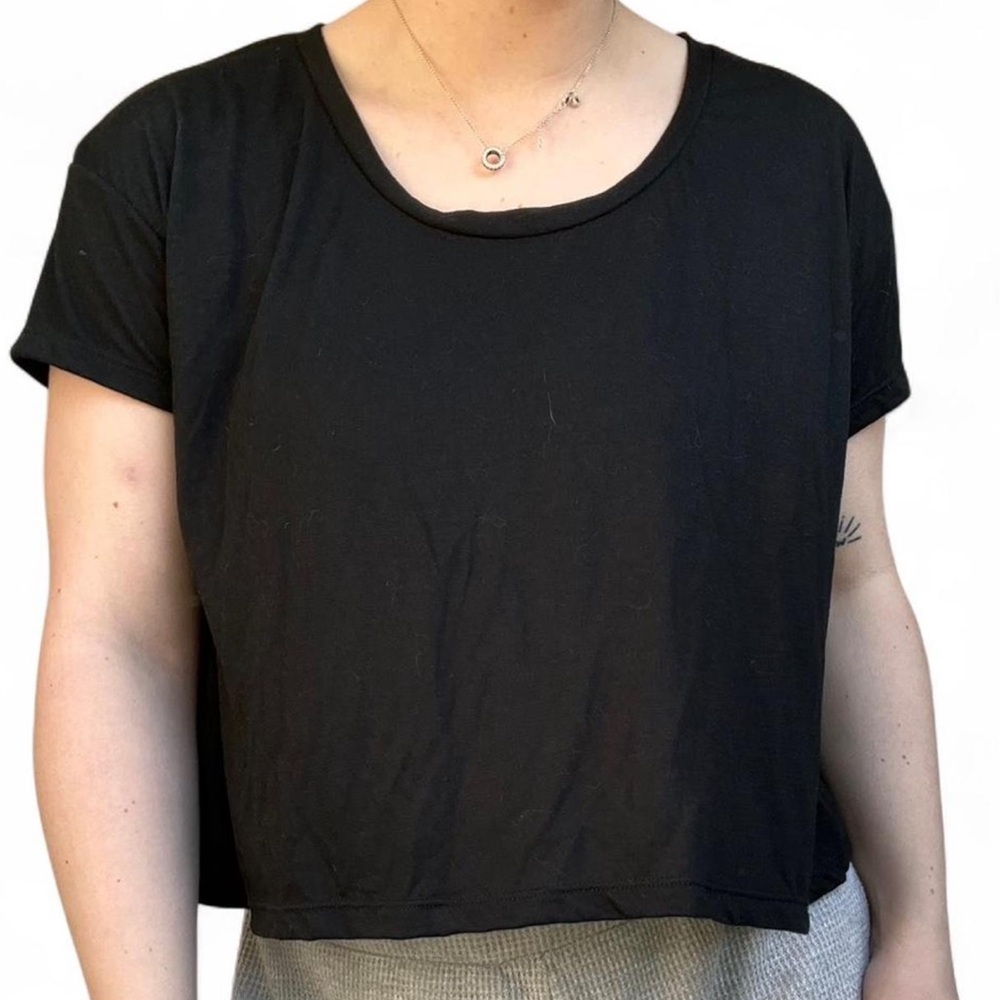 Frenchi Black Short Sleeve Tee